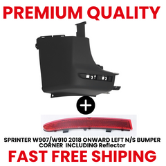 SPRINTER W907/W910 2018-2023 LEFT N/S BUMPER CORNER INCLUDING Reflector