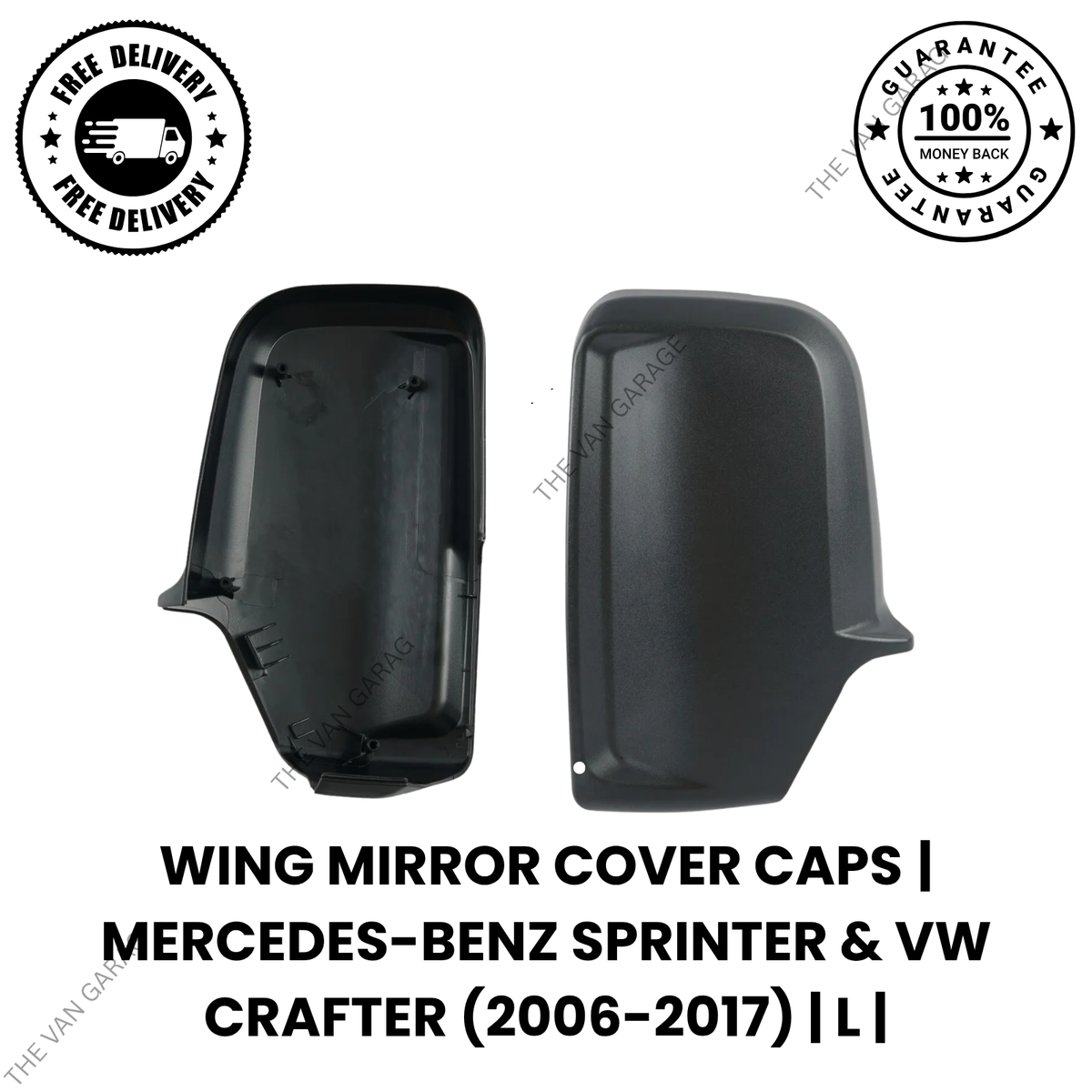 Wing Mirror Cover Cap  Left Side for Mercedes-Benz Sprinter & VW Crafter (2006–2017)