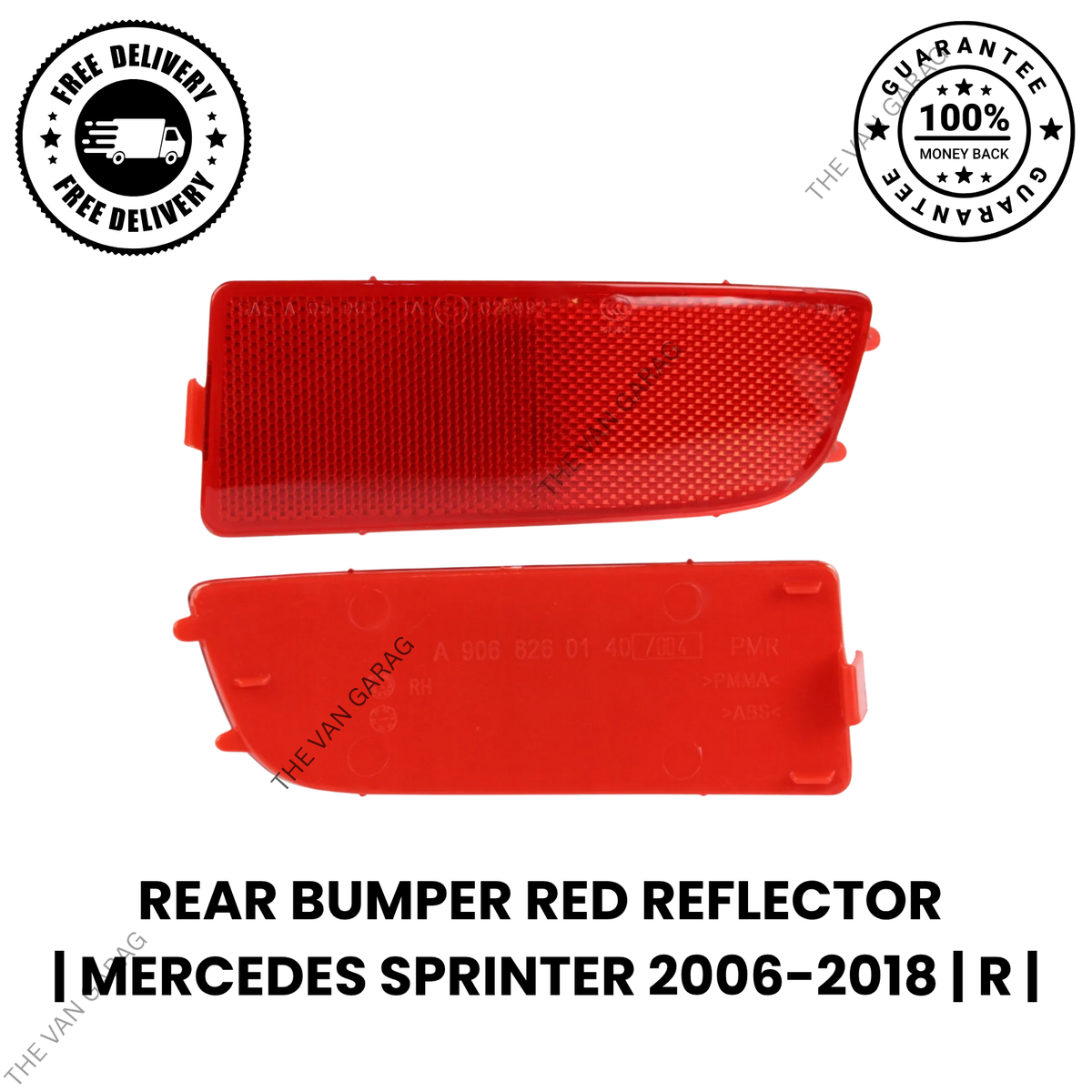 Rear Bumper Red Reflector Right Side Mercedes Sprinter  2006-2018