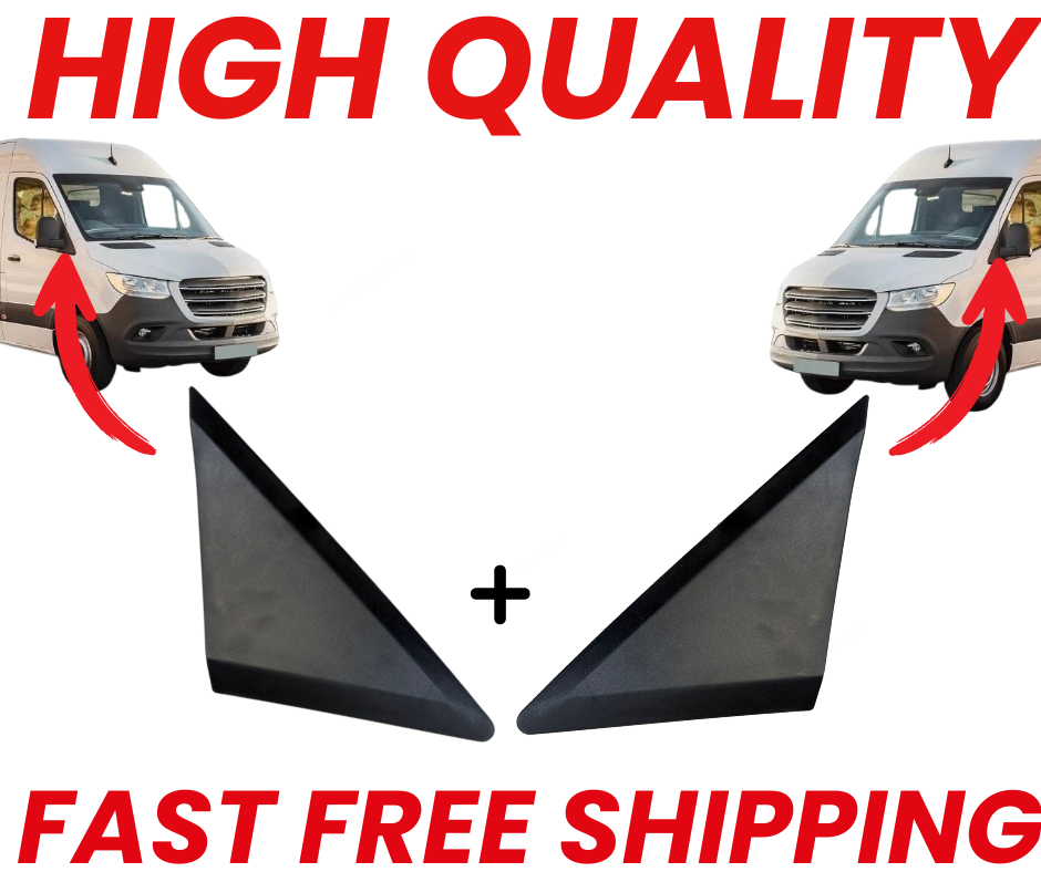 MERCEDES SPRINTER W907 2018-ON FRONT MIRROR TRIANGLE COVER RIGHT O/S + LEFT N/S